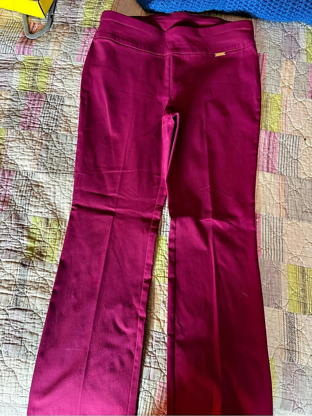 I.N.C. Women's Flare Pants in Purple Like New